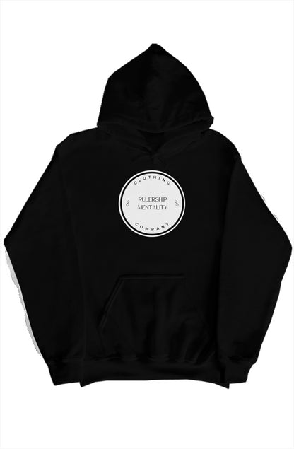 official rulership mentality hoodie - black (white