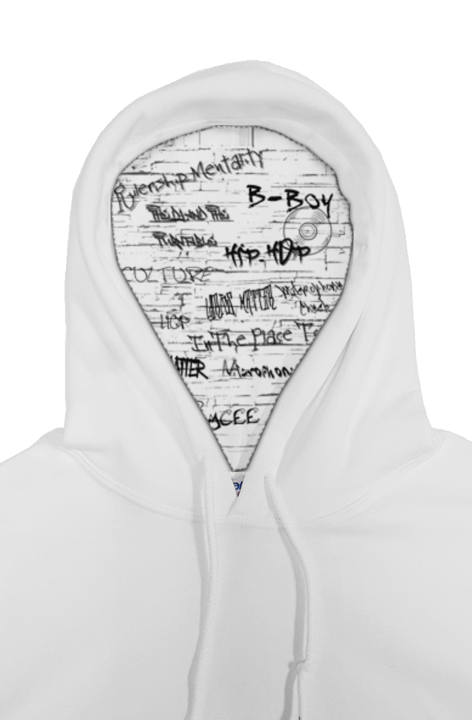 official rulership mentality hoodie - white (black