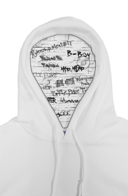 official rulership mentality hoodie - white (black