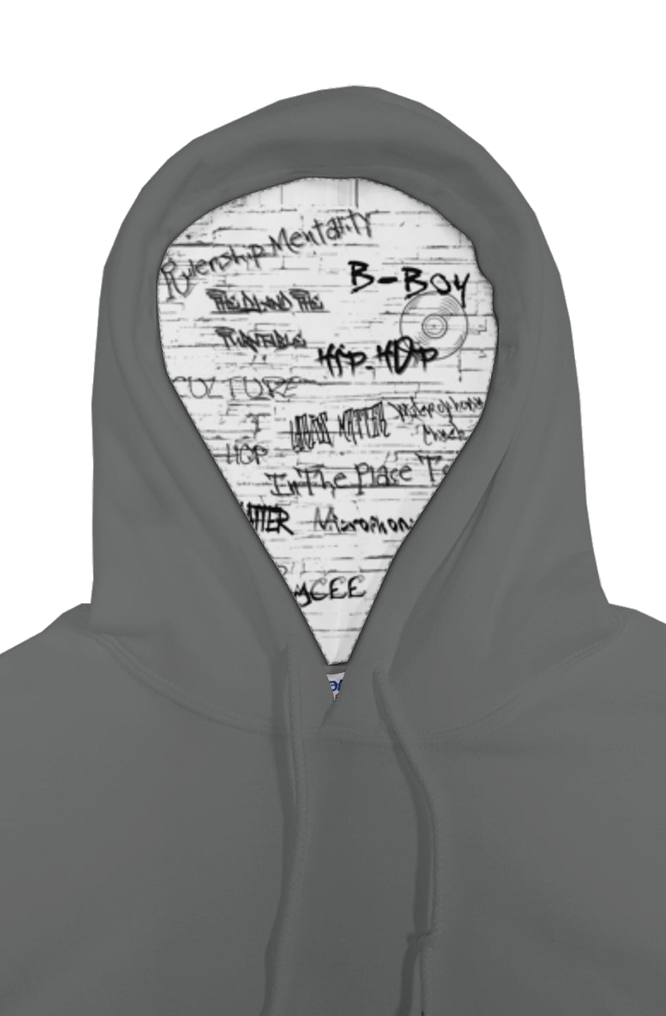 official rulership mentality hoodie - gray (black 