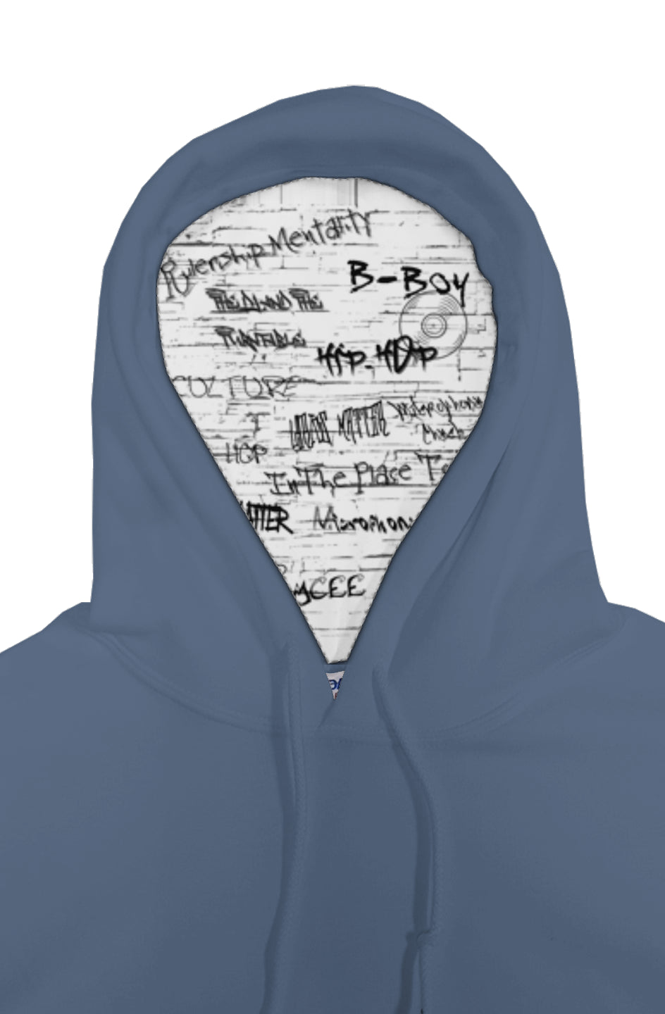 official rulership mentality hoodie - blue (white 